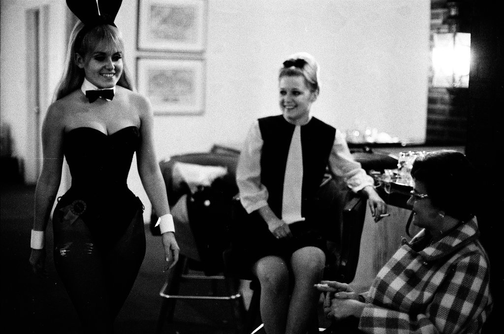 Women interviewing to be Playboy Bunnies - Chicago Sun-Times