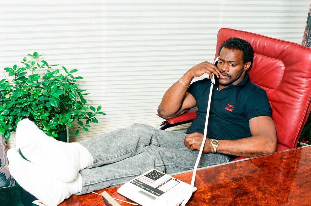 Walter Payton at home in South Barrington - Chicago Sun-Times