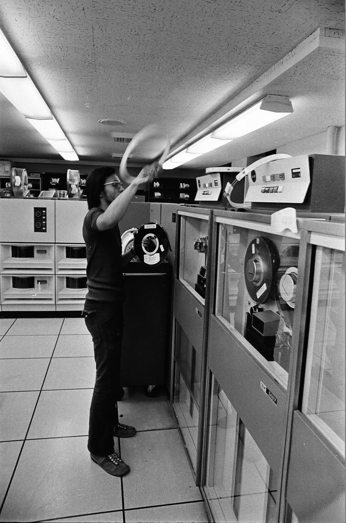 Night workers at Daily News Building - Chicago Sun-Times