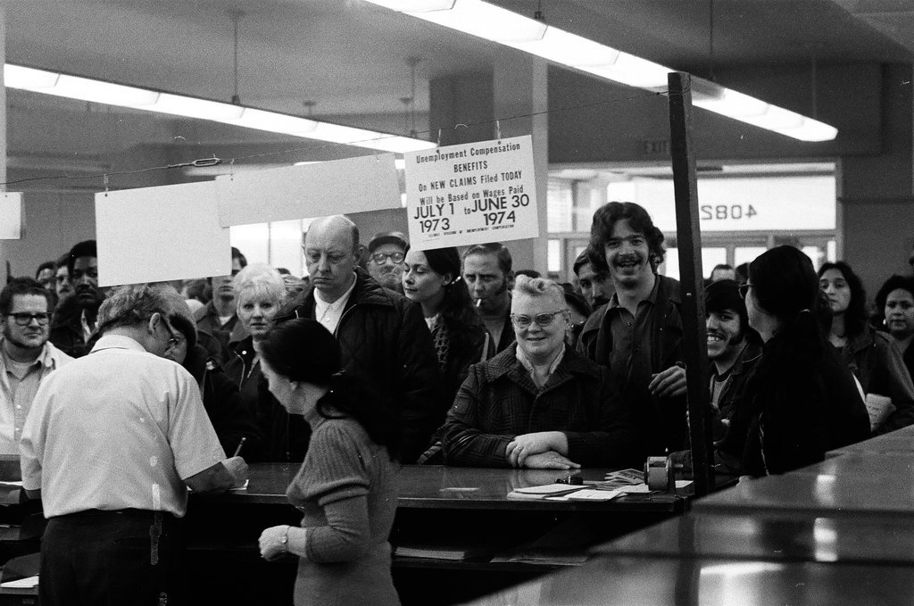 Job seekers at City Hall - Chicago Sun-Times