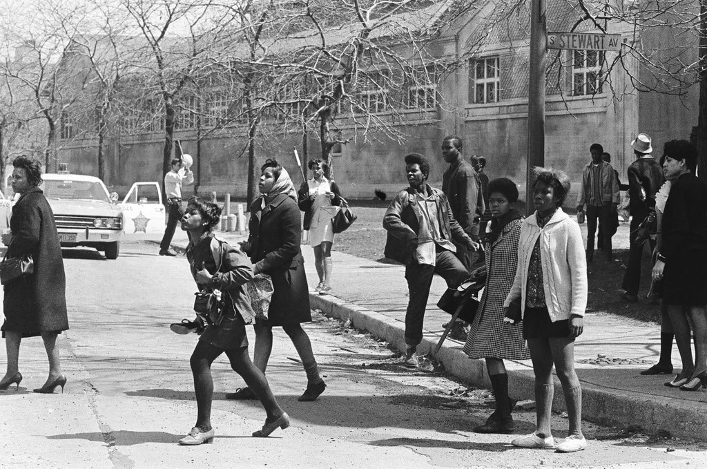 Student walkout at Tilden High School - Chicago Sun-Times
