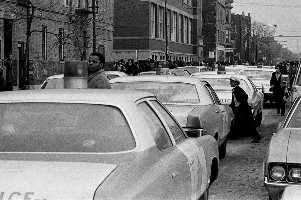Police respond to protests at Tuley High School - Chicago Sun-Times