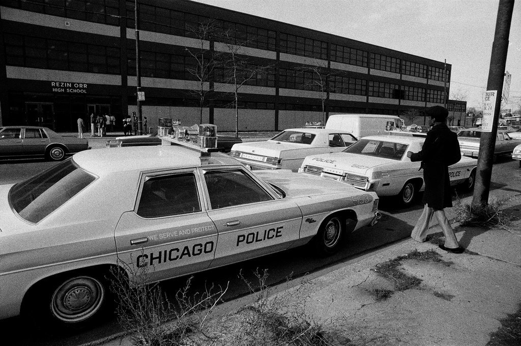 Racial disturbance at Orr High School - Chicago Sun-Times