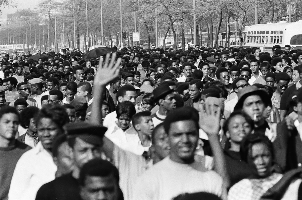 Black high school students stage walkout - Chicago Sun-Times