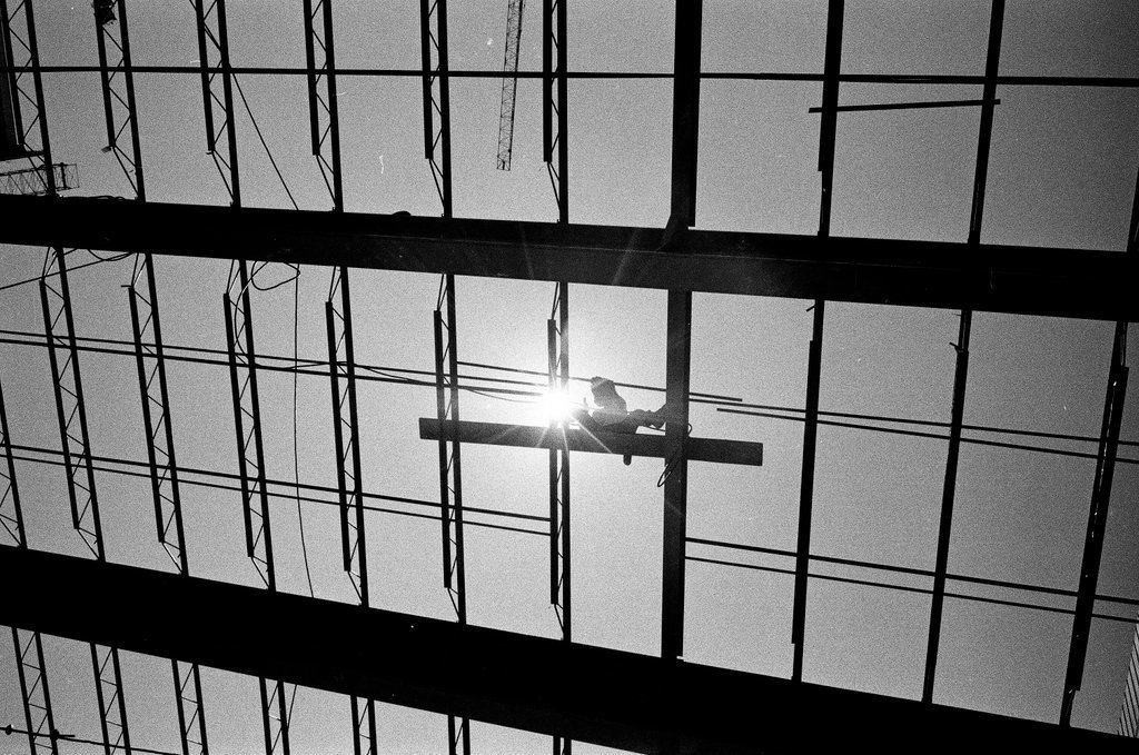 Views of construction at Ohio and McClurg - Chicago Sun-Times