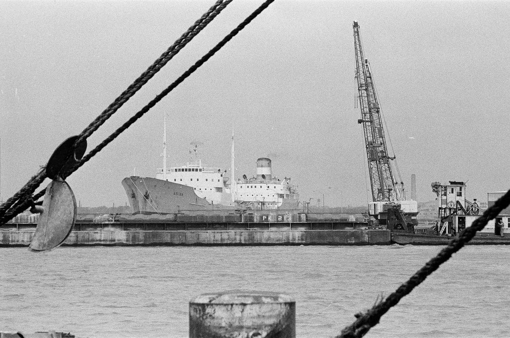 Ships headed for international locations load goods at Calumet Harbor - Chicago Sun-Times