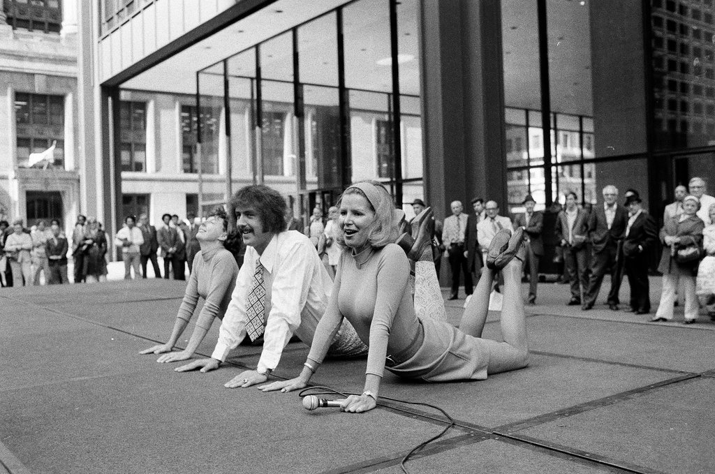Yoga program at the Civic Center - Chicago Sun-Times