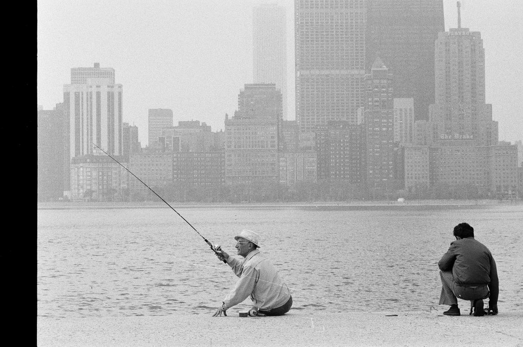 People fish for perch near North Avenue Beach - Chicago Sun-Times