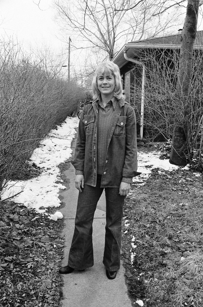 Portraits of steelworker Linda White on her motorcycle and in her neighborhood - Chicago Sun-Times