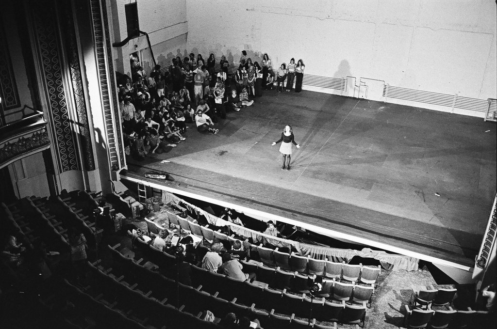 Actors present monologues at auditions for 