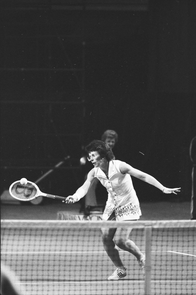 Billie Jean King and Olga Morozova compete in tennis matches - Chicago Sun-Times