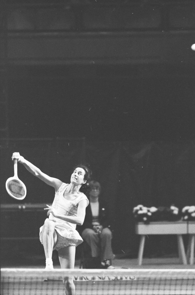 Billie Jean King and Olga Morozova compete in tennis matches - Chicago Sun-Times