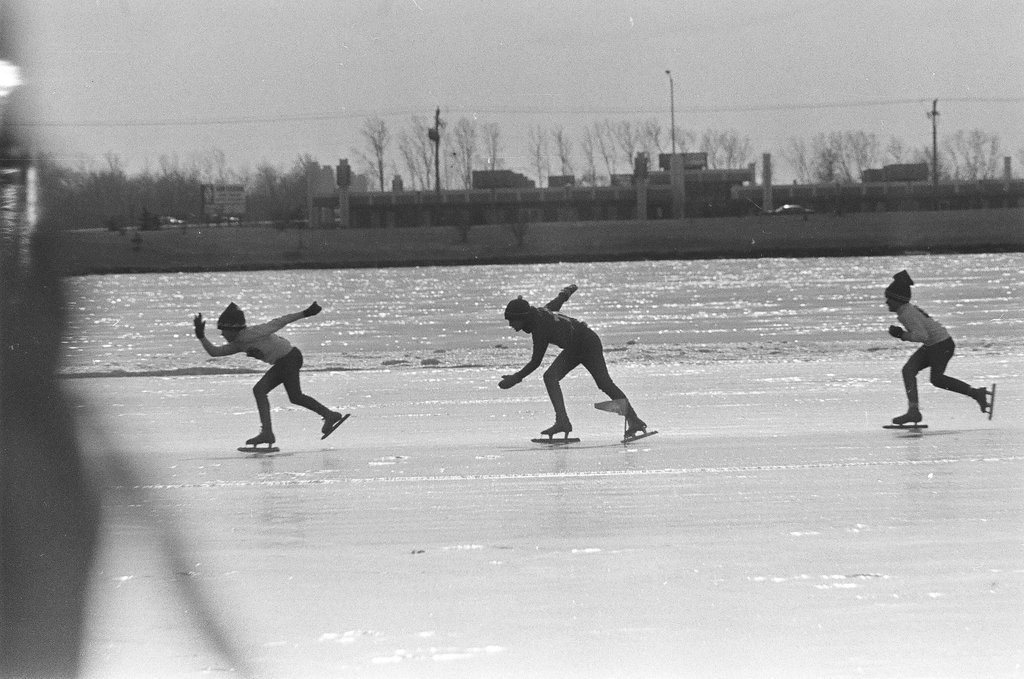Children compete in a speed skating meet - Chicago Sun-Times