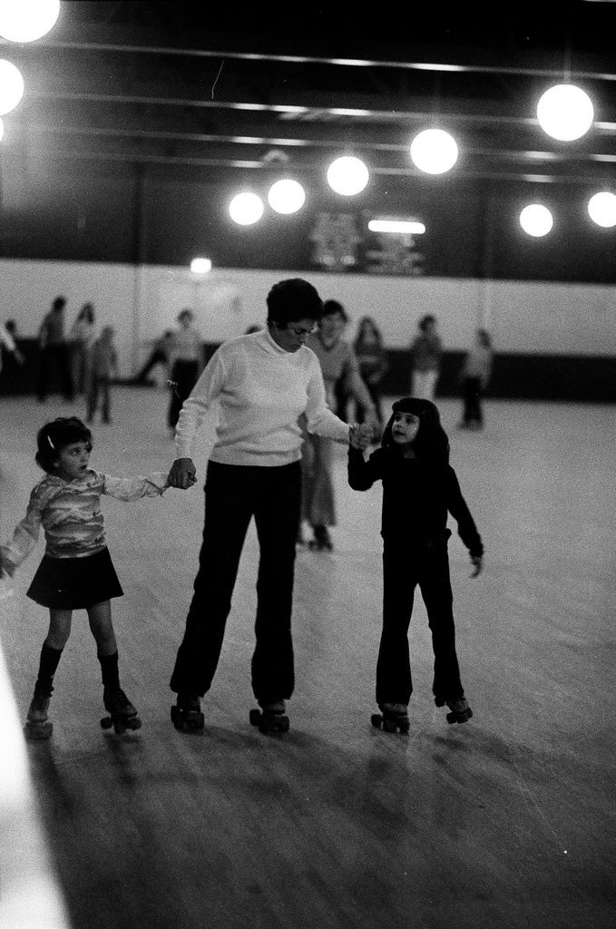 Families, couples, and friends enjoy indoor roller skating - Chicago Sun-Times