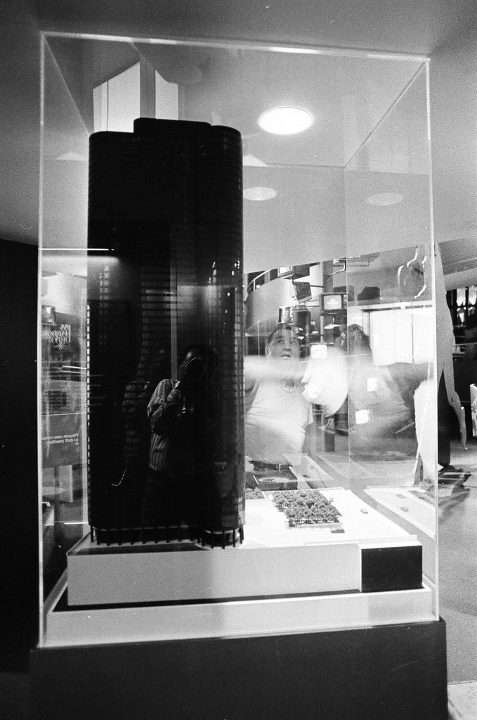 Model of Harbor Point building - Bob (Robert) Black for Chicago Sun-Times