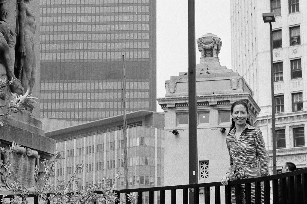 City views at Michigan Avenue Bridge - Gene Pesek for Chicago Sun-Times