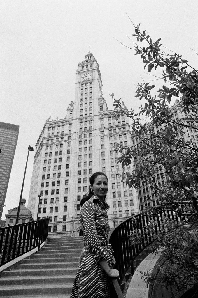 City views at Michigan Avenue Bridge - Gene Pesek for Chicago Sun-Times