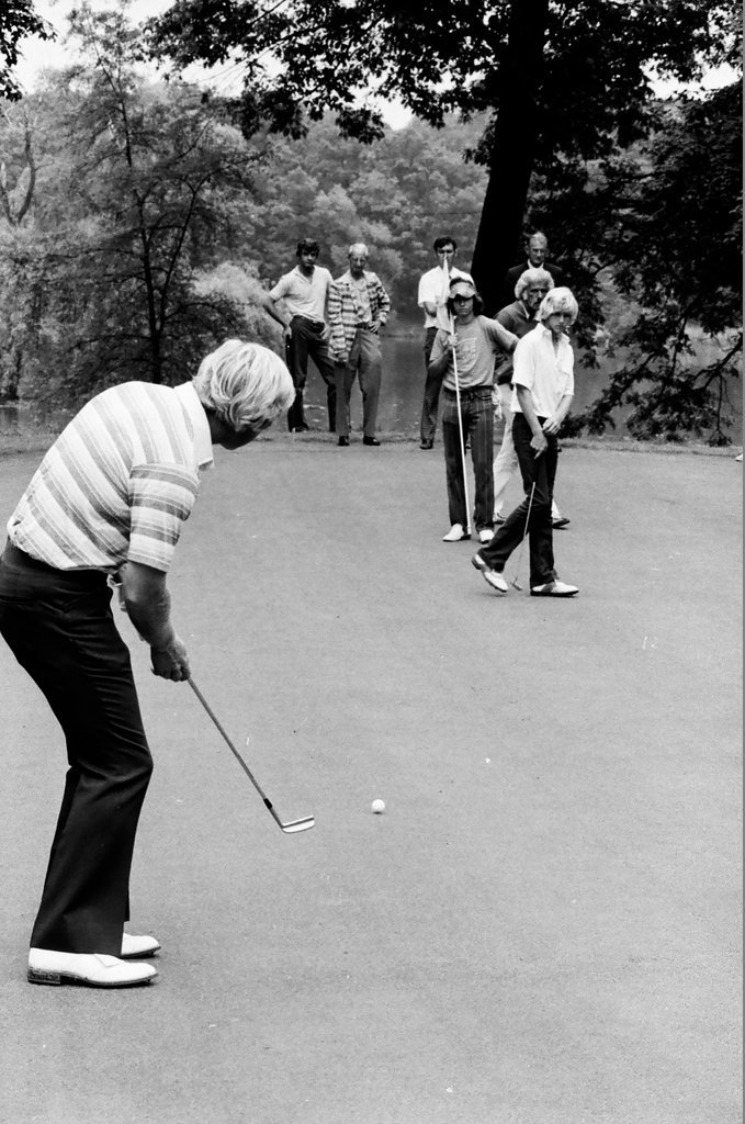 Jack Nicklaus at Medinah Country Club - Fred Stein for Chicago Daily News