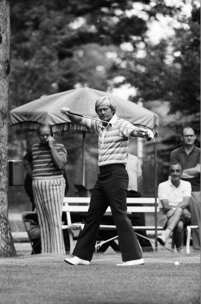 Jack Nicklaus at Medinah Country Club - Fred Stein for Chicago Daily News