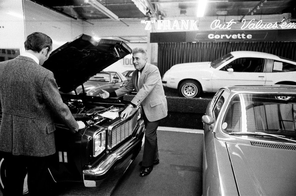 A Sun-Times reporter interviews sales staff at 
