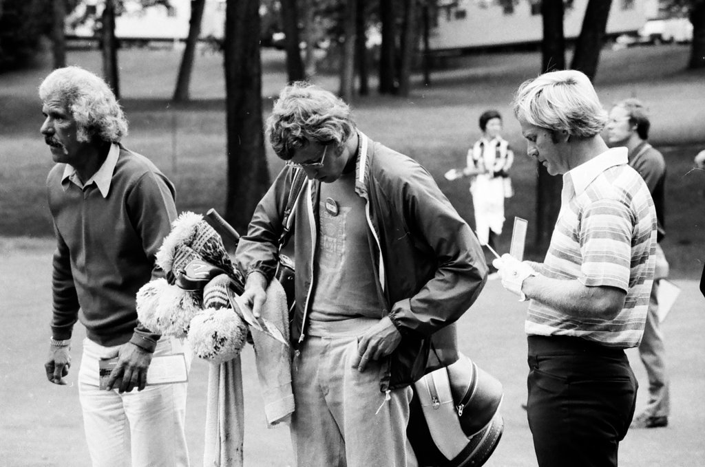 Jack Nicklaus at Medinah Country Club - Fred Stein for Chicago Daily News