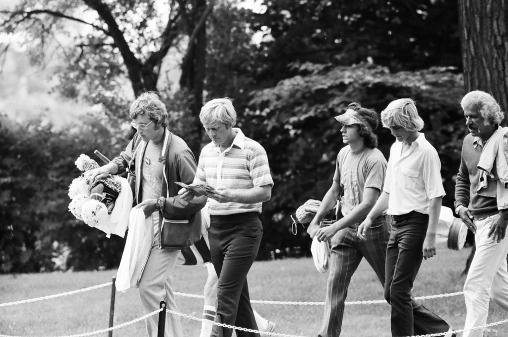 Jack Nicklaus at Medinah Country Club - Fred Stein for Chicago Daily News