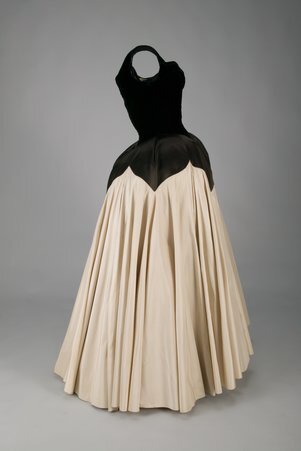 Petal evening dress by Charles James - James, Charles, 1906-1978