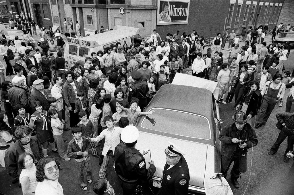 Crowds and emergency vehicles fill an intersection after a bus accident - Chicago Sun-Times