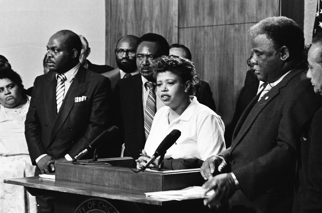 Mayor Washington announces new stadium - Chicago Sun-Times