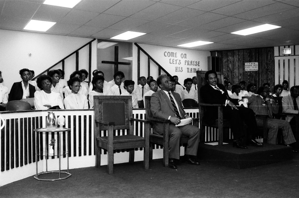 Mayor Harold Washington attends ceremony for Martin Luther King, Jr. - Chicago Sun-Times