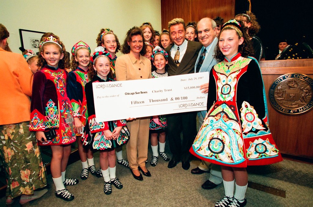 Irish dancer Michael Flatley announces a $15,000 donation to the Chicago Sun-Times - Chicago Sun-Times