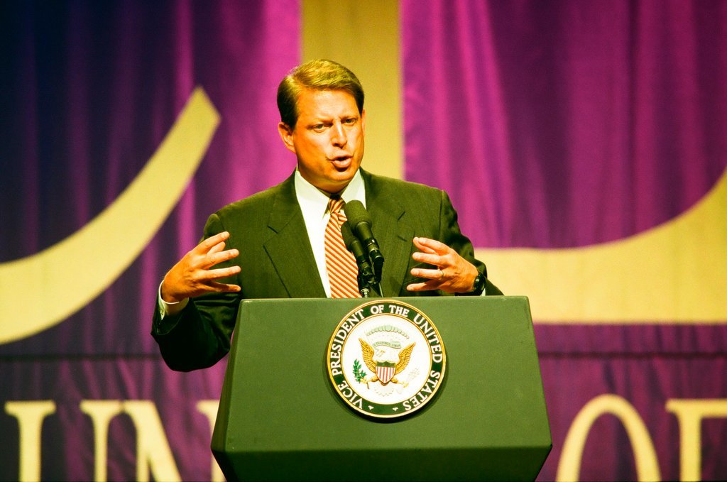 Vice President Al Gore speaks at the annual convention of the National Council of La Raza - Chicago Sun-Times