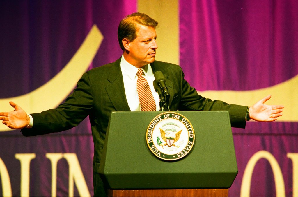 Vice President Al Gore speaks at the annual convention of the National Council of La Raza - Chicago Sun-Times