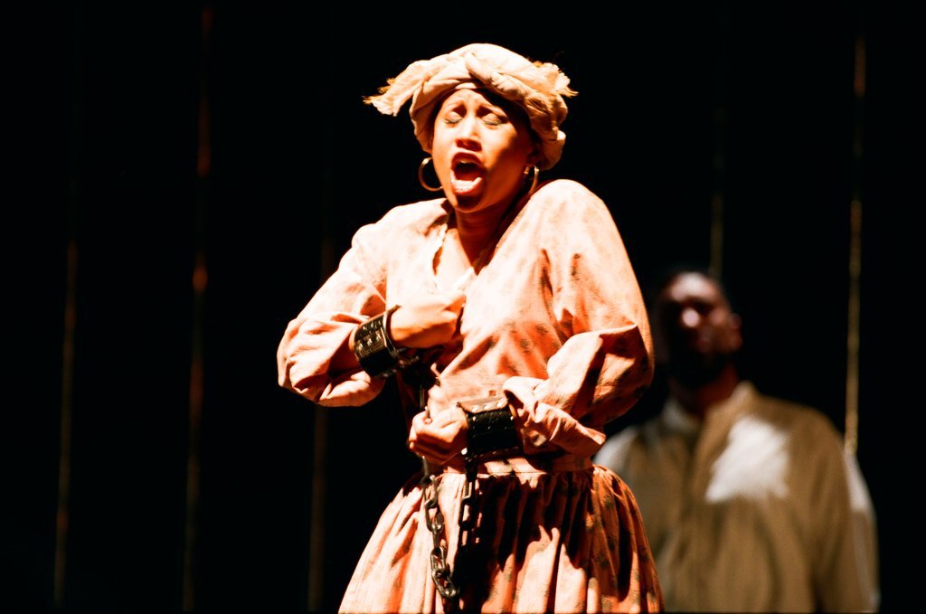 The cast of 'Amistad' rehearses before the world premiere of the opera - Chicago Sun-Times