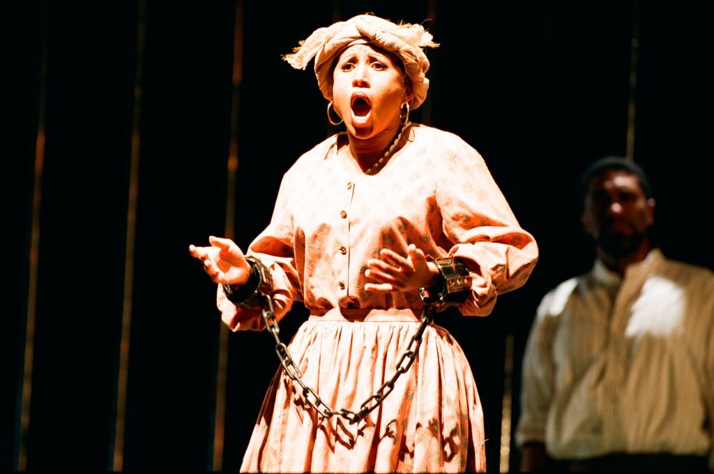 The cast of 'Amistad' rehearses before the world premiere of the opera - Chicago Sun-Times