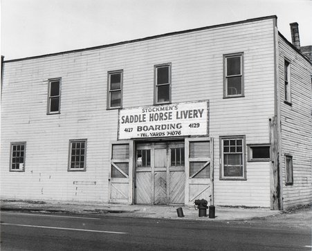 Stockmans Saddle Horse Livery. 4217-19 S. Union Ave. - Prunchunas, Casey