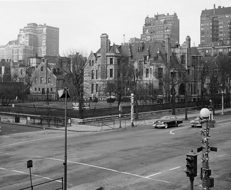 Exterior view of McCormick Mansion at 1000 N. Lake Shore Drive - Mead, Mildred