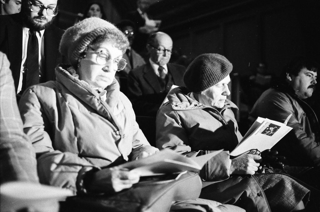 Joseph Cardinal Bernardin speaks at a Holocaust remembrance service - John H. White for Chicago Sun-Times