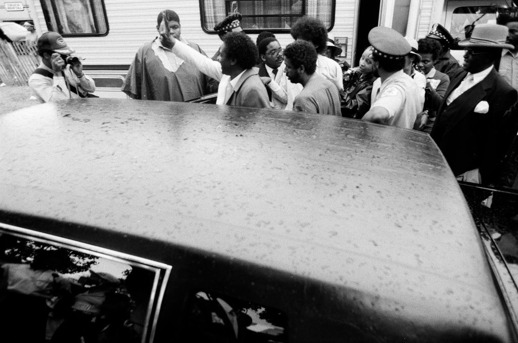 Crowds watch gospel singers perform on stage at the first Thomas A. Dorsey Gospel Festival - Chicago Sun-Times
