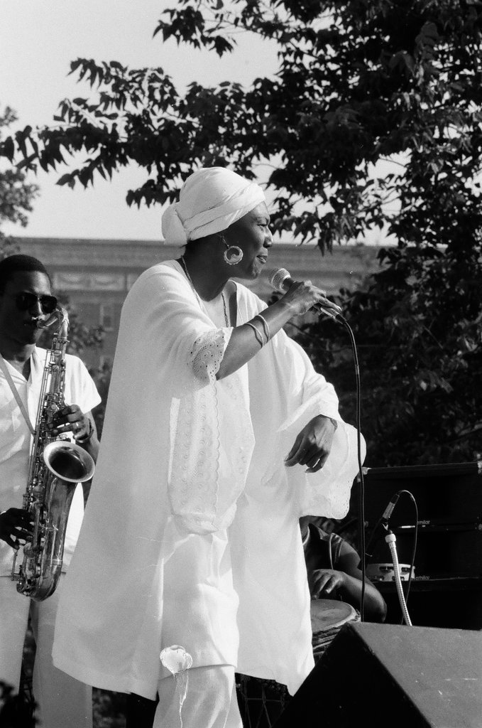 A crowd enjoys a jazz music festival at the South Shore Country Club - Chicago Sun-Times