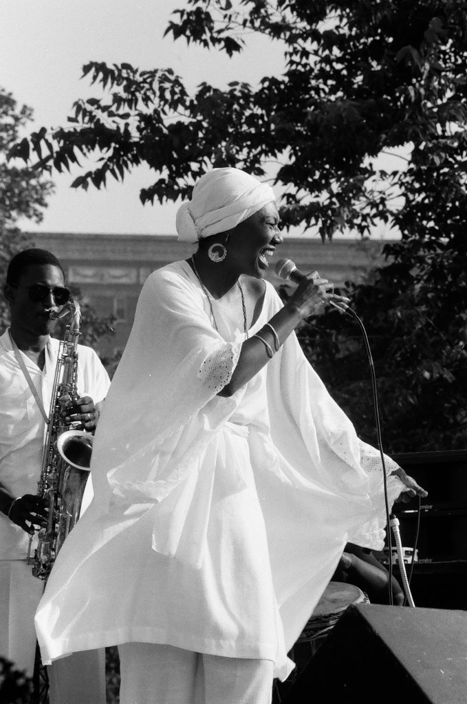 A crowd enjoys a jazz music festival at the South Shore Country Club - Chicago Sun-Times