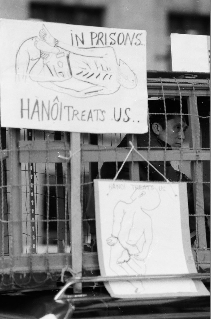 An organization hosts a rally regarding prison camps in Hanoi, Vietnam - Chicago Sun-Times