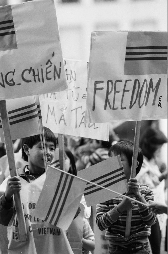 An organization hosts a rally regarding prison camps in Hanoi, Vietnam - Chicago Sun-Times
