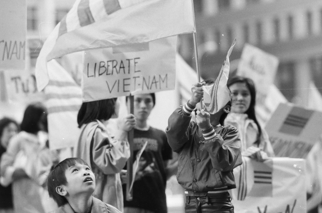 An organization hosts a rally regarding prison camps in Hanoi, Vietnam - Chicago Sun-Times