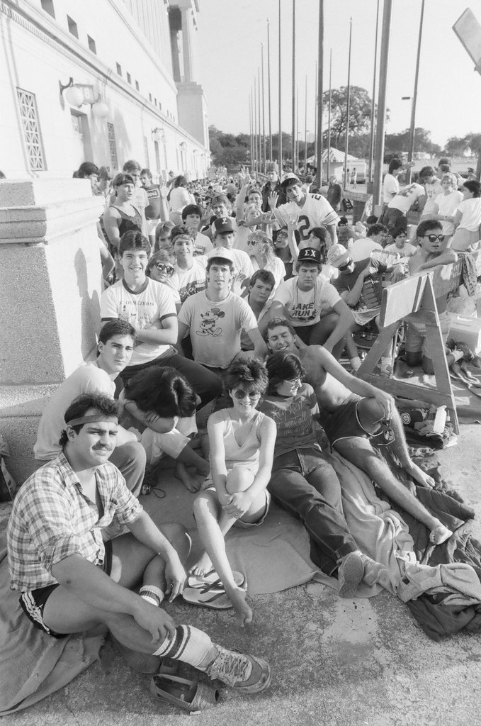 Fans line up outside Soldier Field for the Bruce Springsteen concert - Chicago Sun-Times
