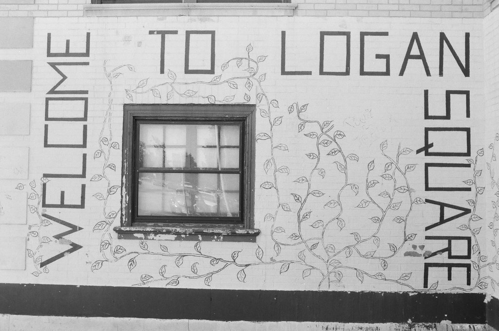 Views of the buildings surrounding Logan Square Park - Chicago Sun-Times