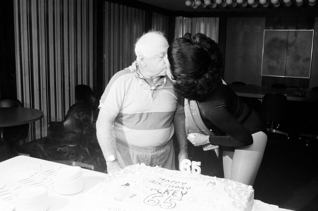 Mickey Rooney and Ann Miller celebrate Rooney's 65th birthday - Chicago Sun-Times