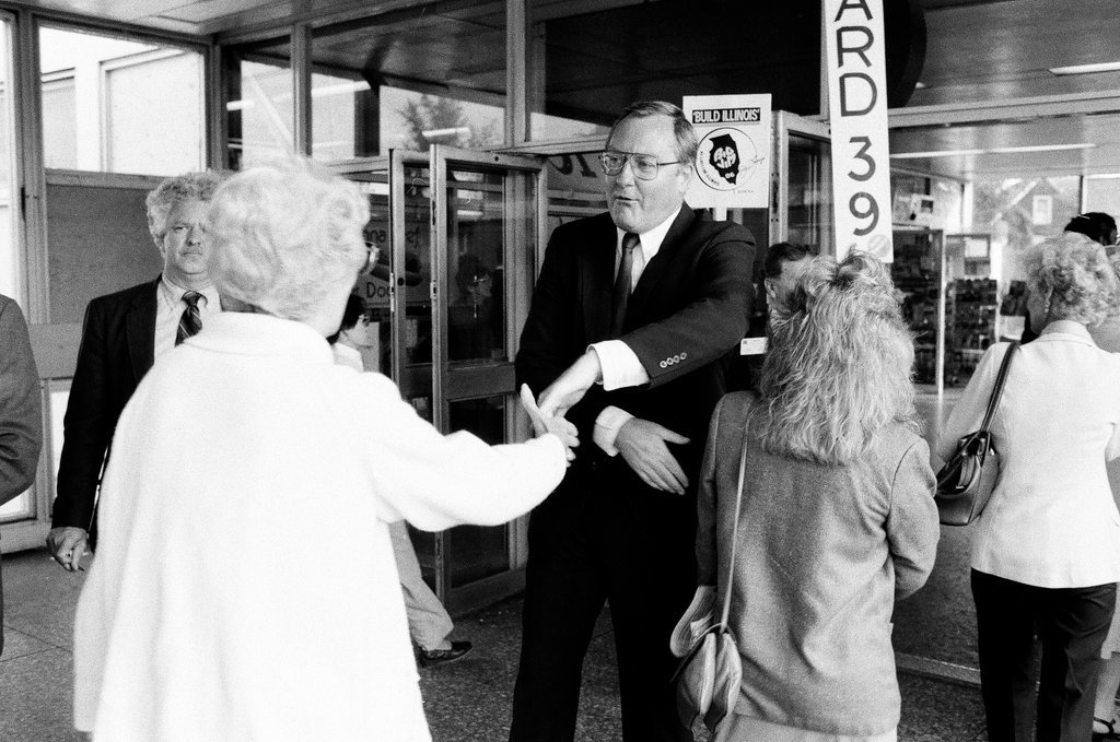 Governor Thompson begins his first day of campaigning - Chicago Sun-Times