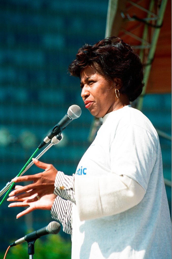 The Cook County Democratic Women host an event where Carol Moseley-Braun campaigns - Chicago Sun-Times
