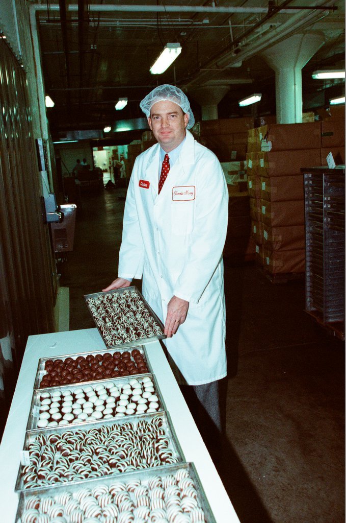 Employees at Fannie May Candies share the production process of truffles - Chicago Sun-Times